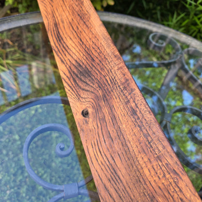 36" Reclaimed Barnwood White Tiger Oak OG Peg Loom