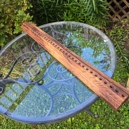 36" Reclaimed Barnwood White Tiger Oak OG Peg Loom