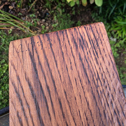 36" Reclaimed Barnwood White Tiger Oak OG Peg Loom