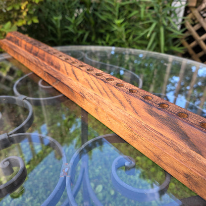 36" Reclaimed Barnwood White Tiger Oak OG Peg Loom
