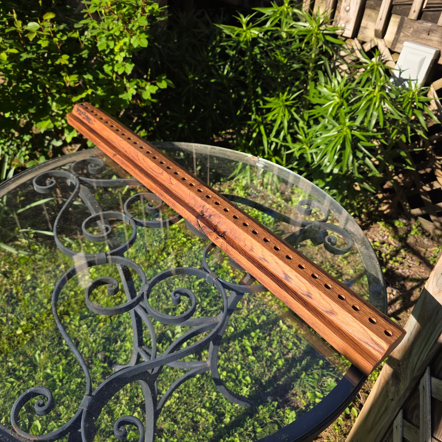 36" Reclaimed Barnwood White Tiger Oak OG Peg Loom
