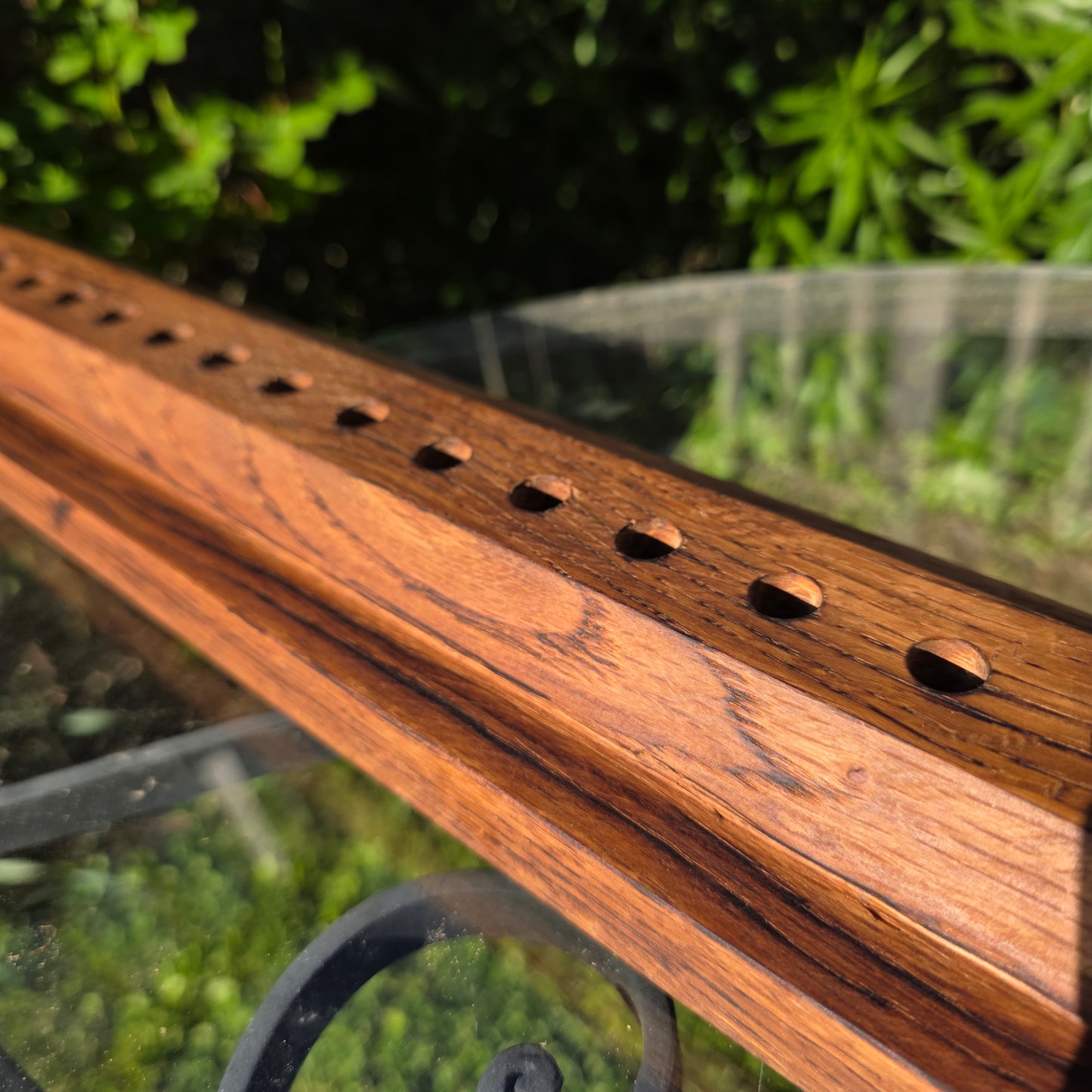 36" Reclaimed Barnwood White Tiger Oak OG Peg Loom