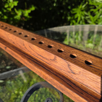 36" Reclaimed Barnwood White Tiger Oak OG Peg Loom