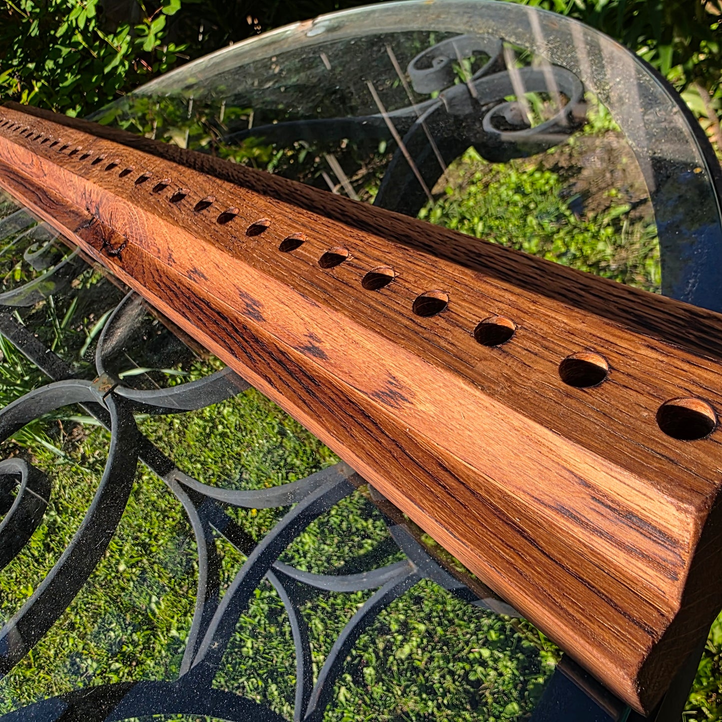 36" Reclaimed Barnwood White Tiger Oak OG Peg Loom