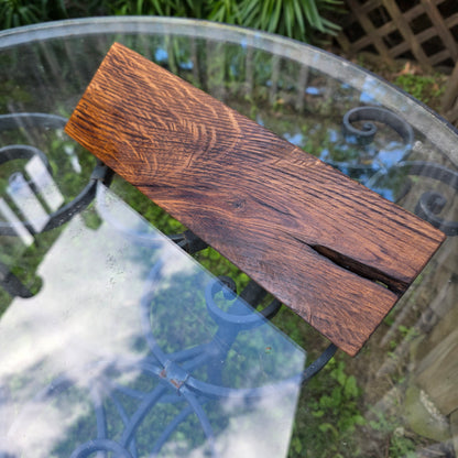 12" Reclaimed Barnwood White Tiger Oak OG Peg Loom