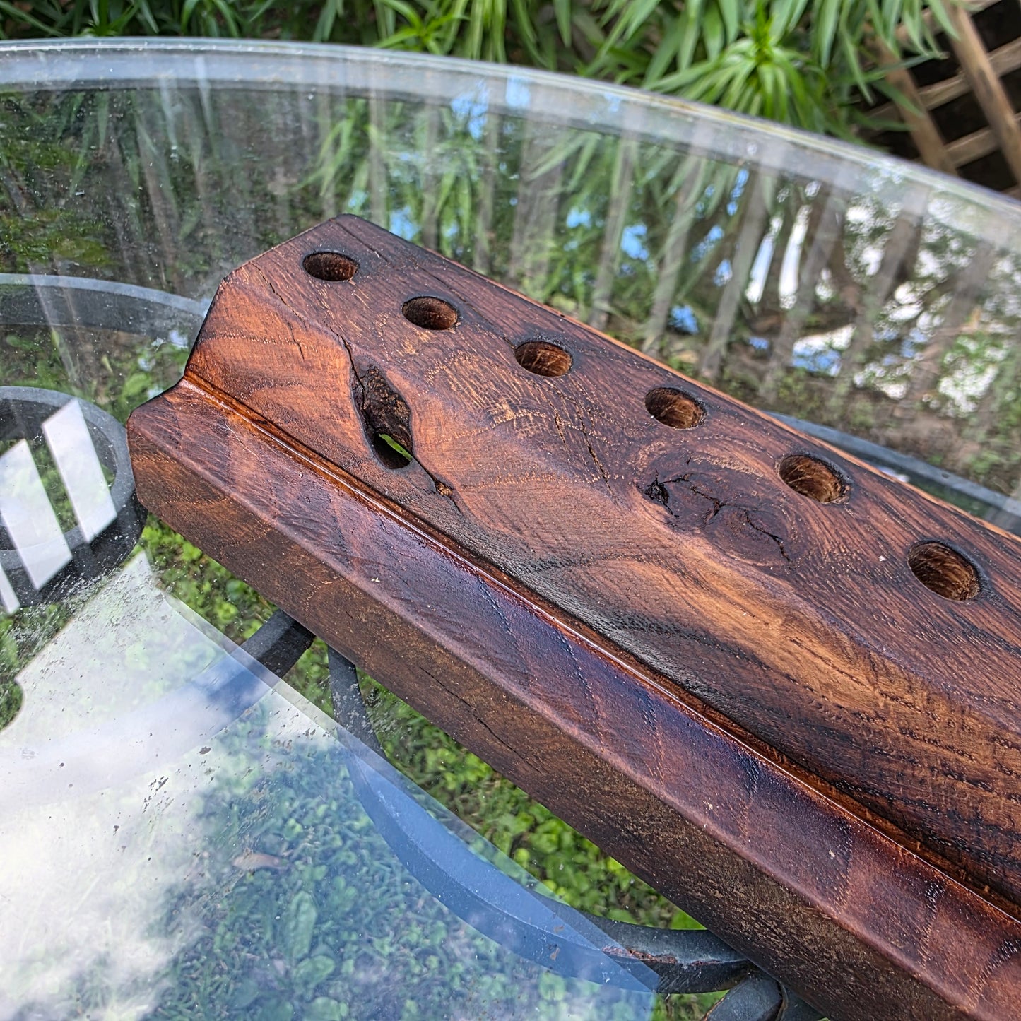 12" Reclaimed Barnwood White Tiger Oak OG Peg Loom