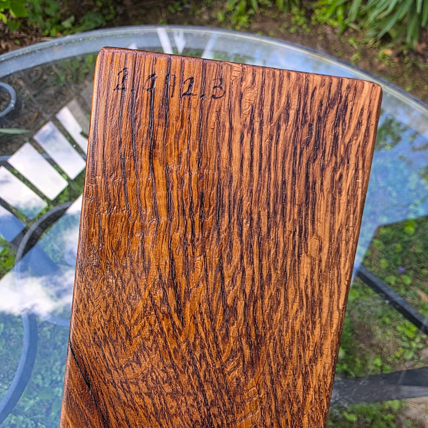 12" Reclaimed Barnwood White Tiger Oak OG Peg Loom