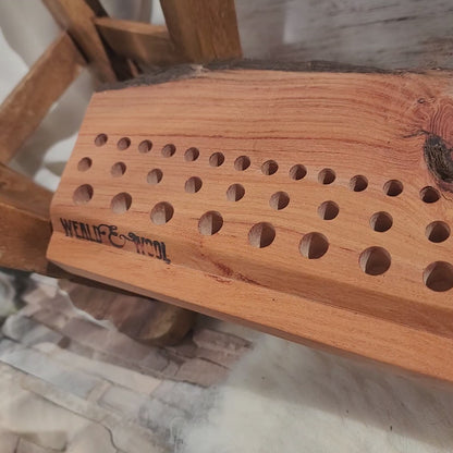 24" Goldilocks Peg Loom - Live Edge - Black Locust - 25-110