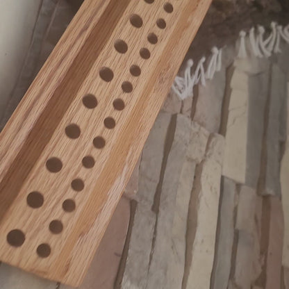 36" 2 Row Peg Loom - White Oak - 25-188