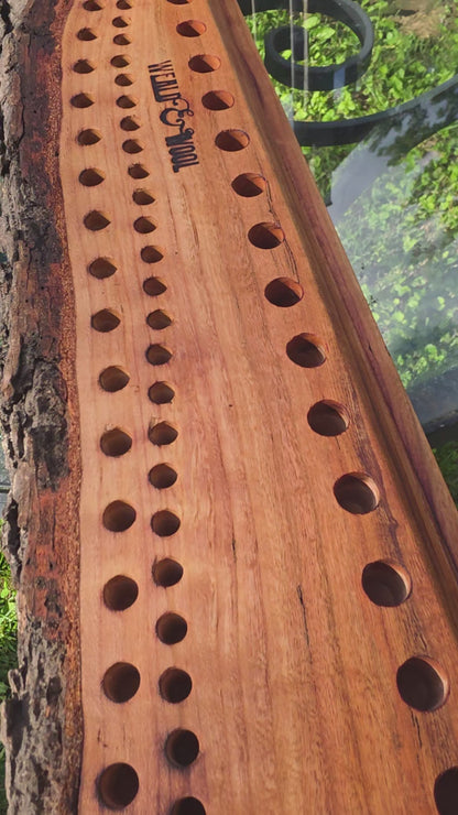 33" Live Edge Cherry Goldilocks Peg Loom