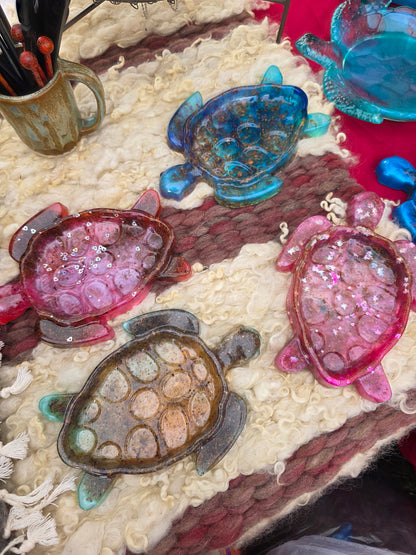 Wood and Resin Turtles